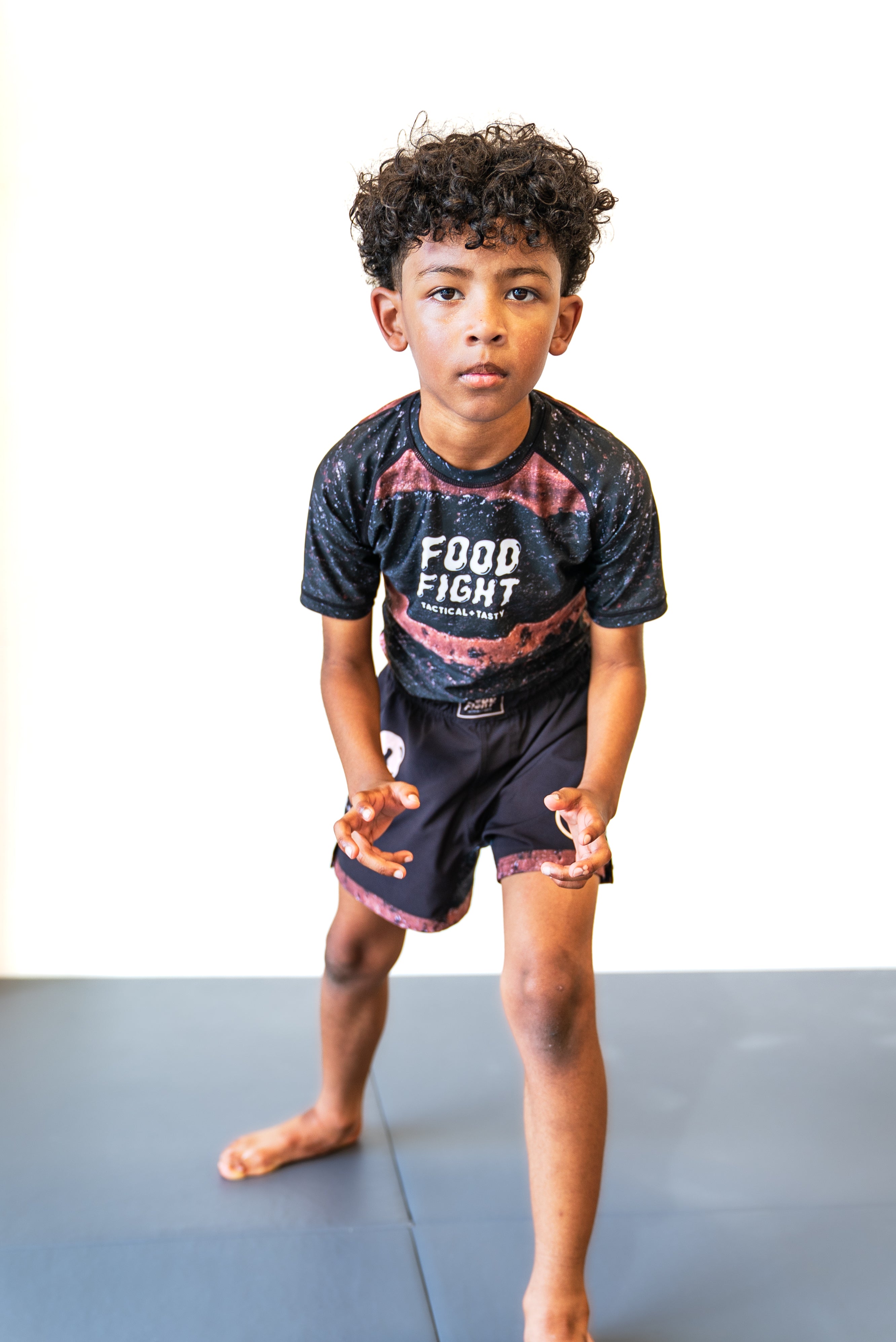 Kids Chocolate Cake Short Sleeve Rash Guard