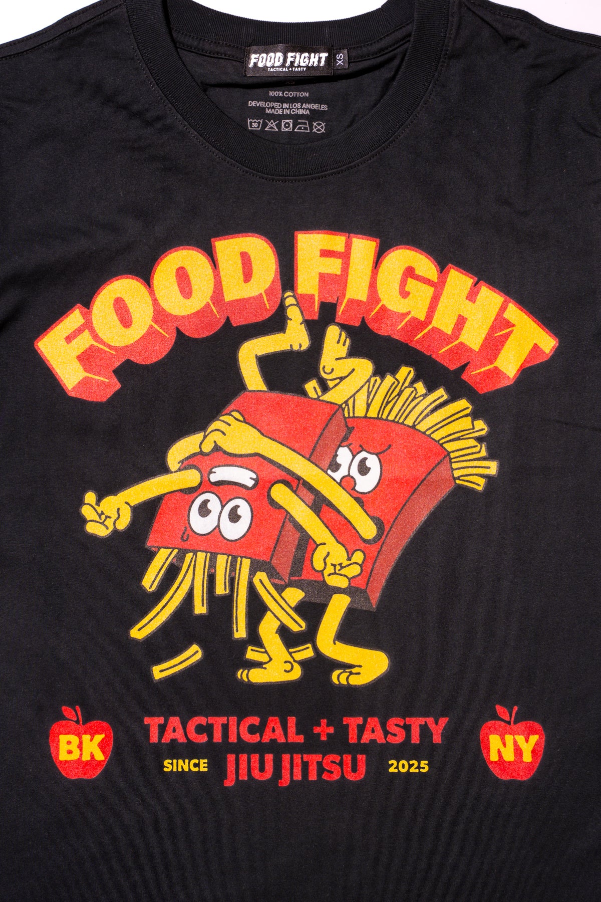 Adult Fighting Fries Cotton Tee