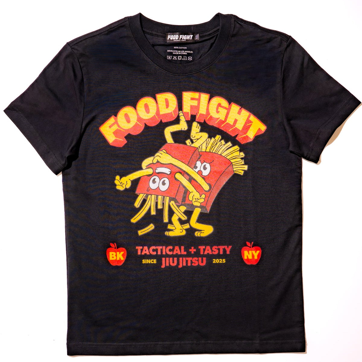Adult Fighting Fries Cotton Tee