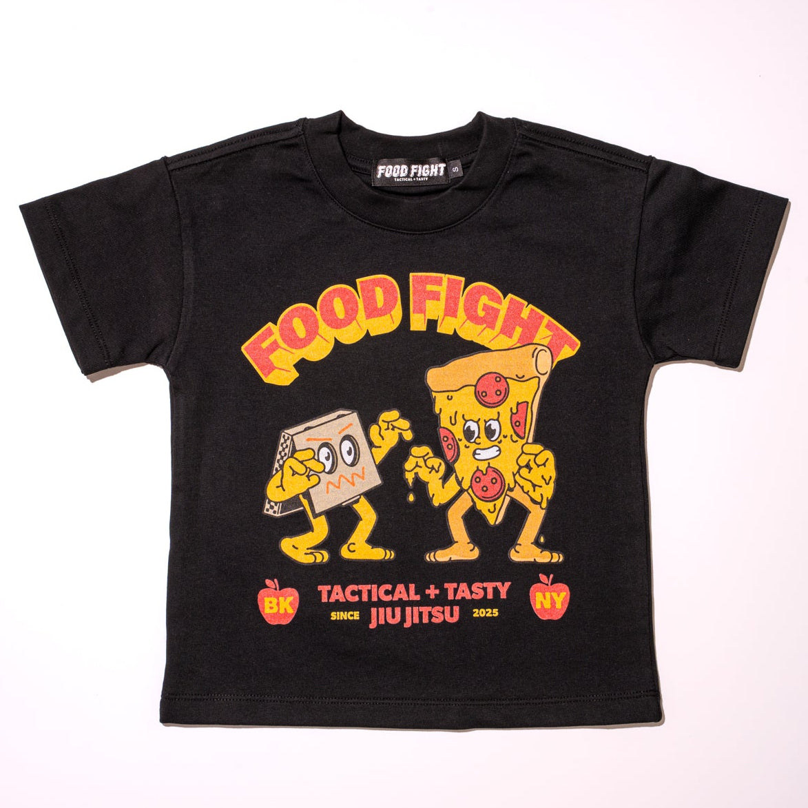 Kids Grappling Pizza Cotton Tee