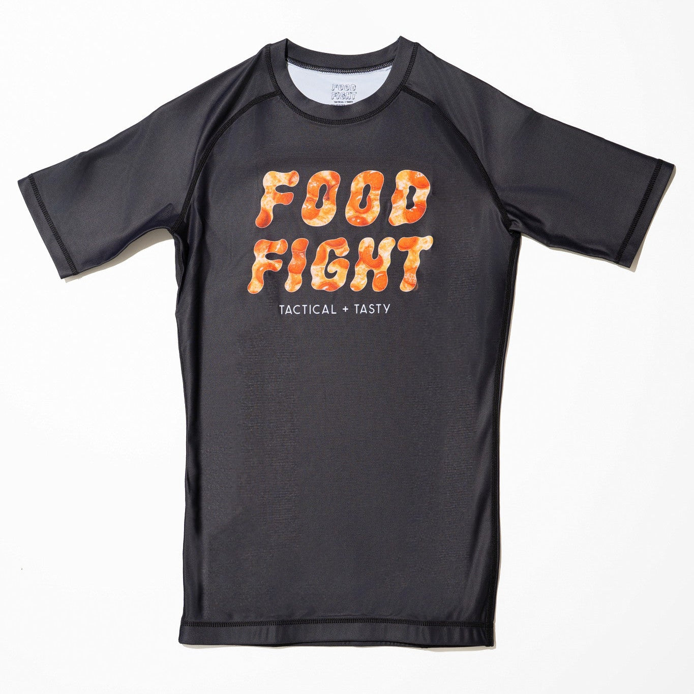 Adult Pizza Midnight Snack Short Sleeve Rash Guard