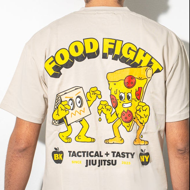 Adult Heavyweight Pizza Tee - Back Graphic