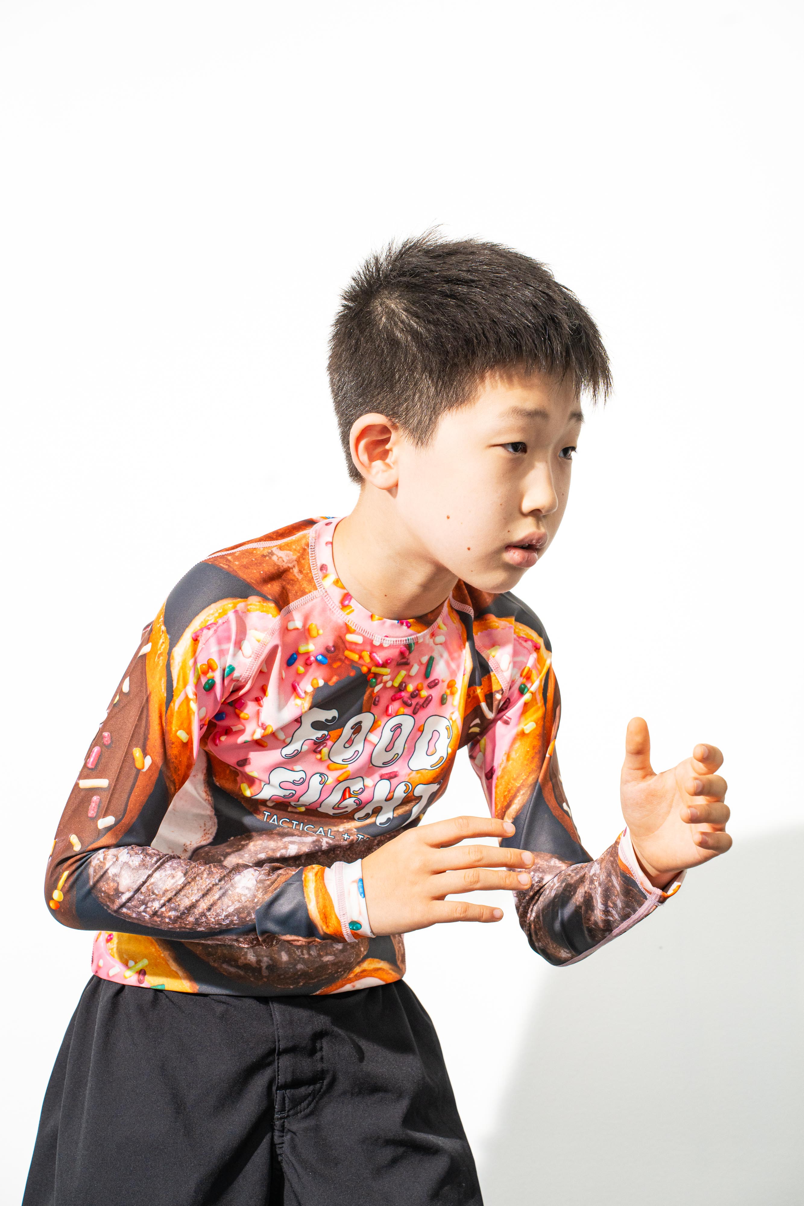 Kids Donuts Long Sleeve Rash Guard