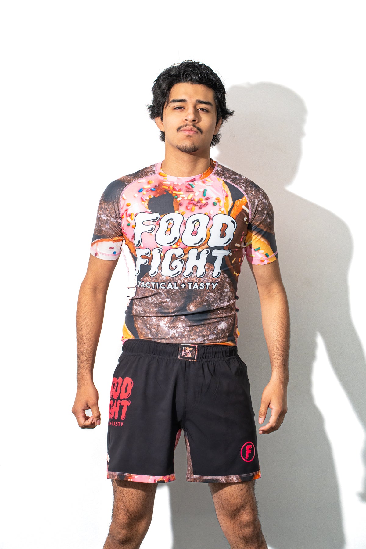 Adult Donuts Short Sleeve Rash Guard