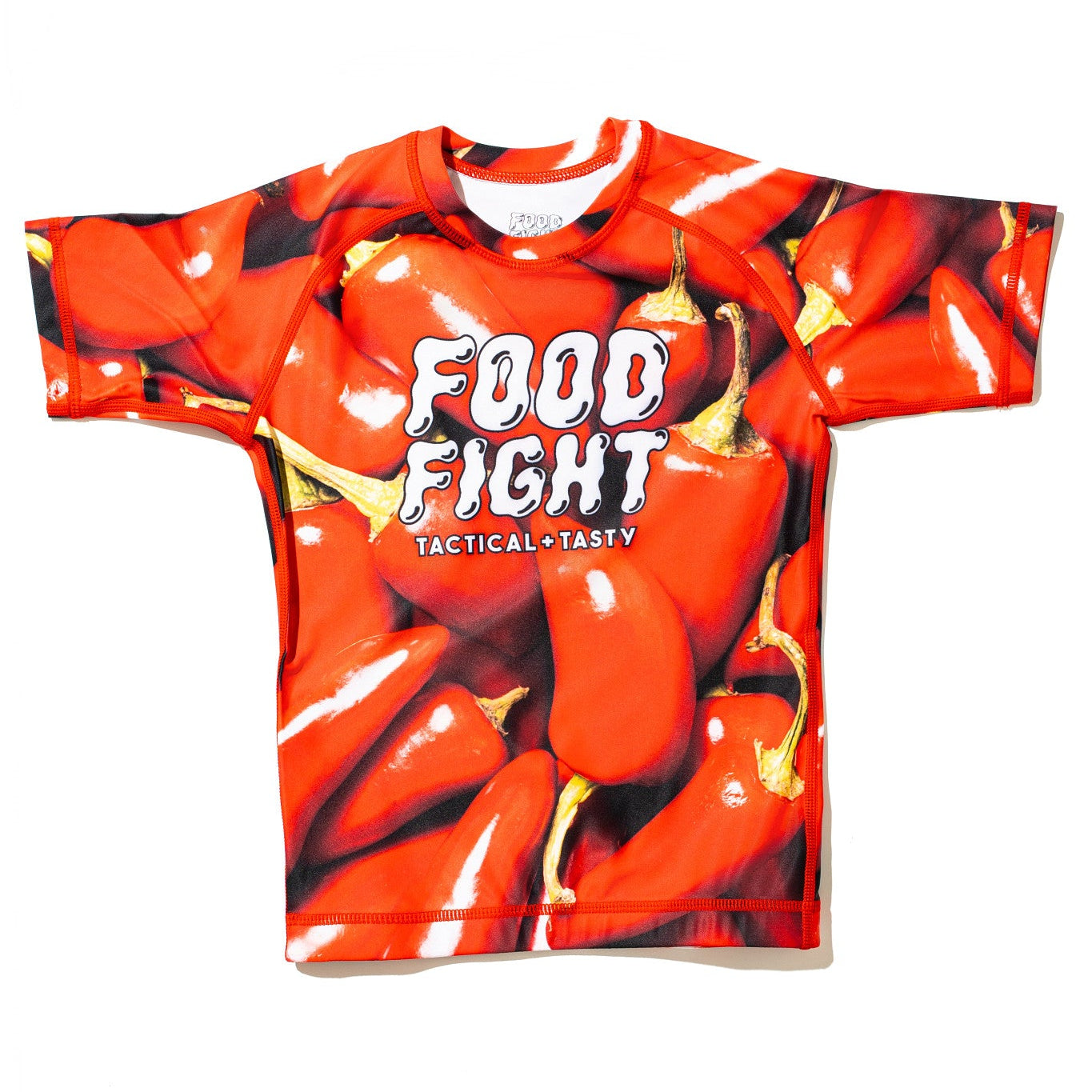 Kids Hot Chili Short Sleeve Rash Guard