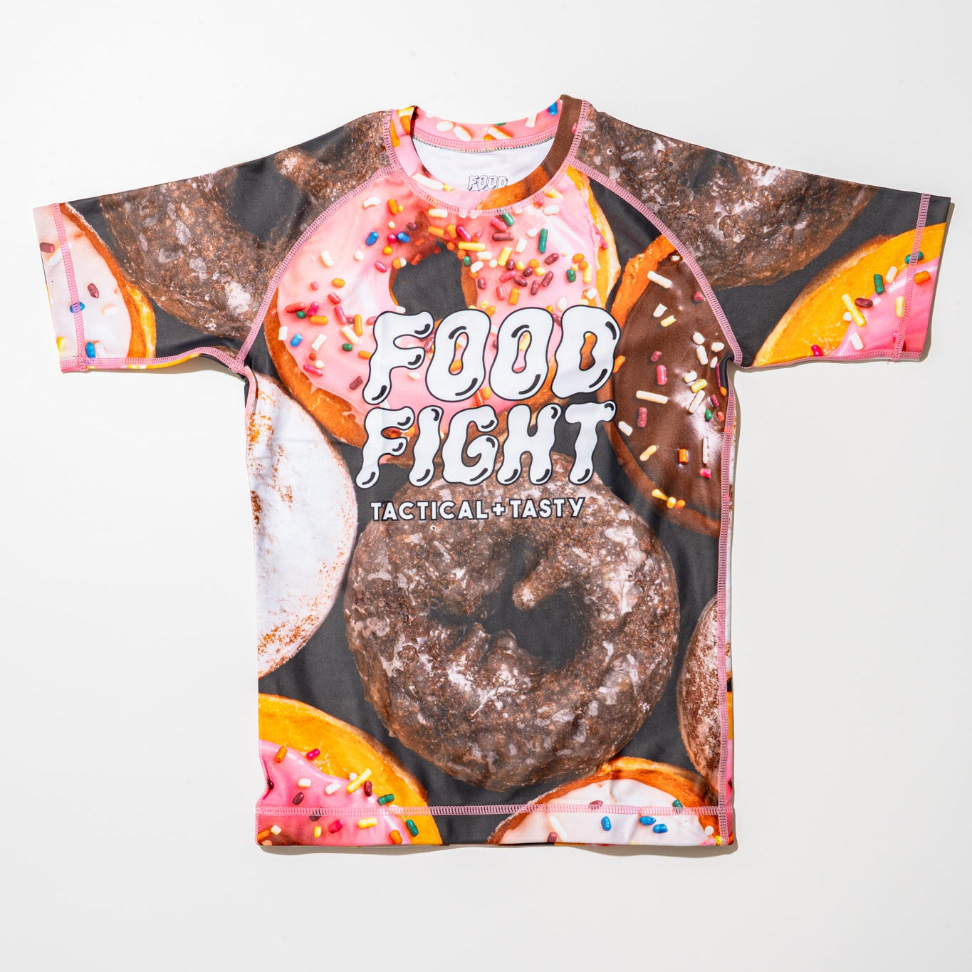 Kids Donuts Short Sleeve Rash Guard