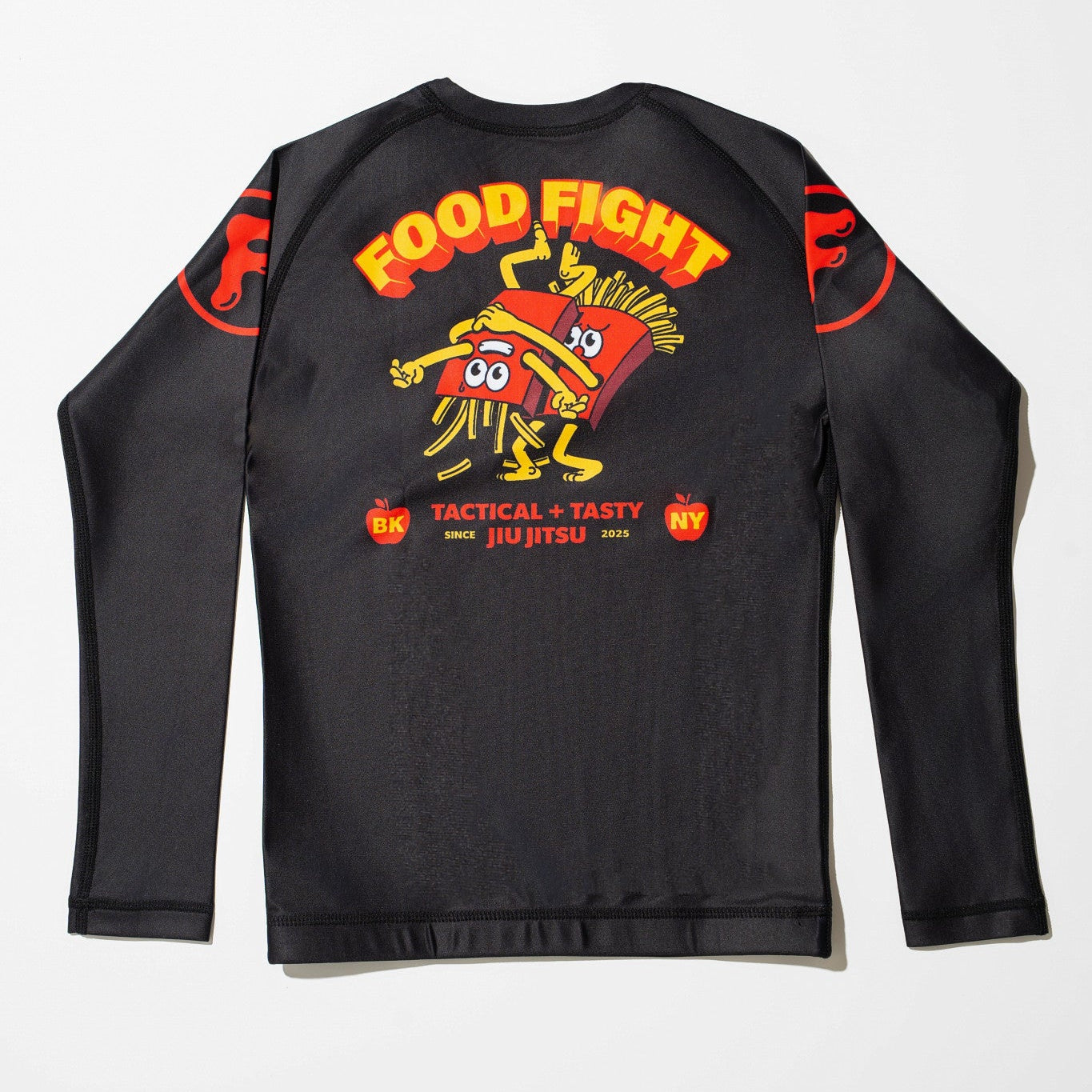 Kids Fighting Fries Long Sleeve Rash Guard