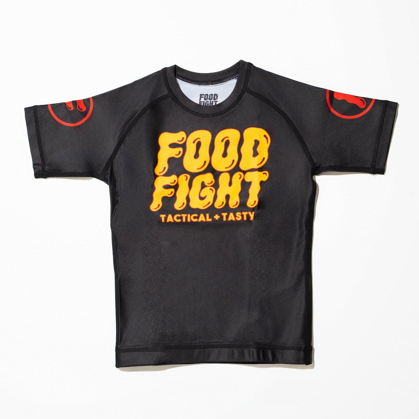 Kids Fighting Fries Short Sleeve Rash Guard