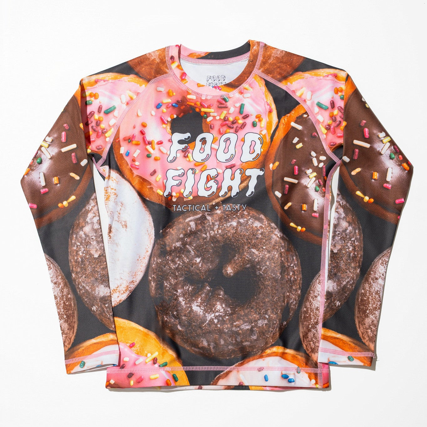 Kids Donuts Long Sleeve Rash Guard