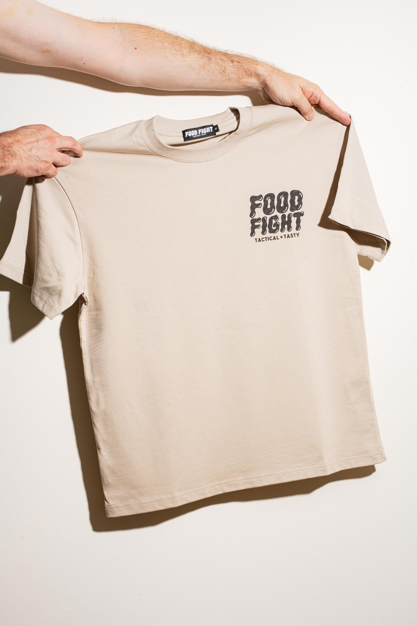 Adult Heavyweight Pizza Tee - Back Graphic