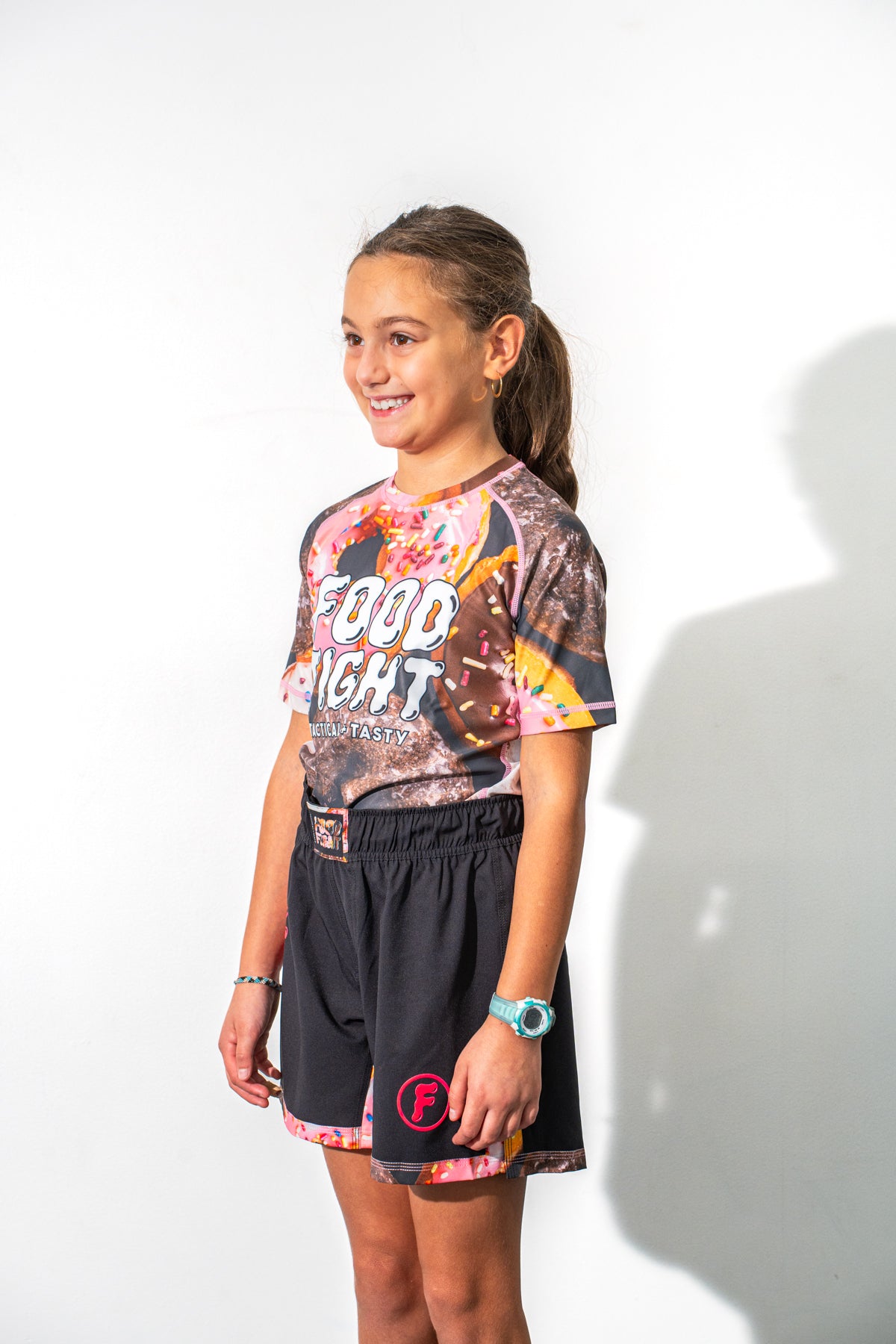 Kids Donuts Short Sleeve Rash Guard