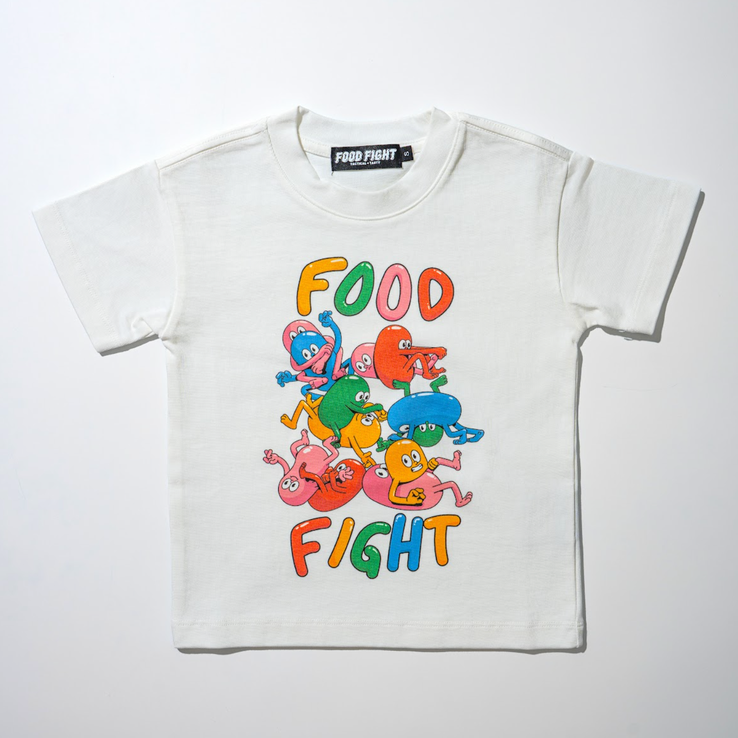 Adult Jelly Beans Cotton Tee - White