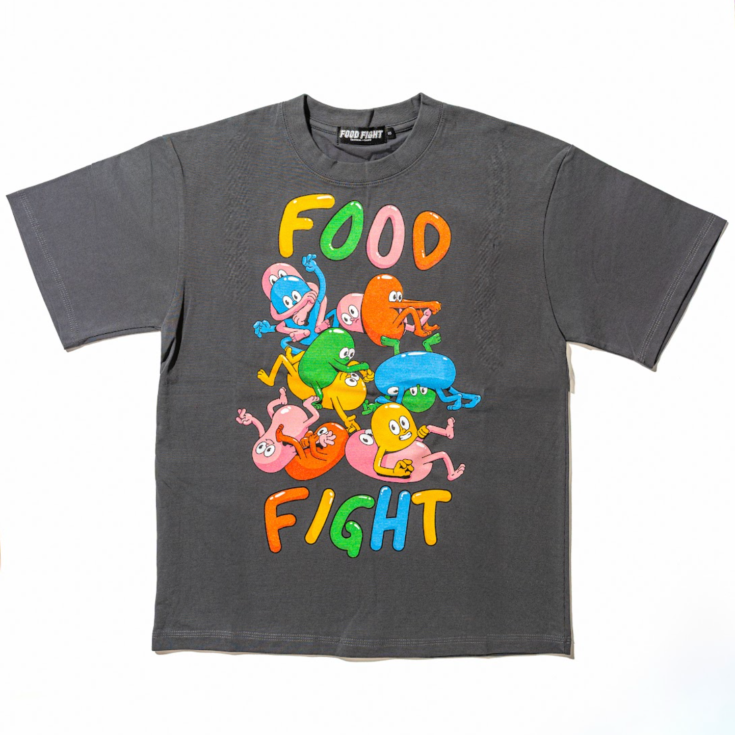 Adult Jelly Beans Cotton Tee - Dark Gray