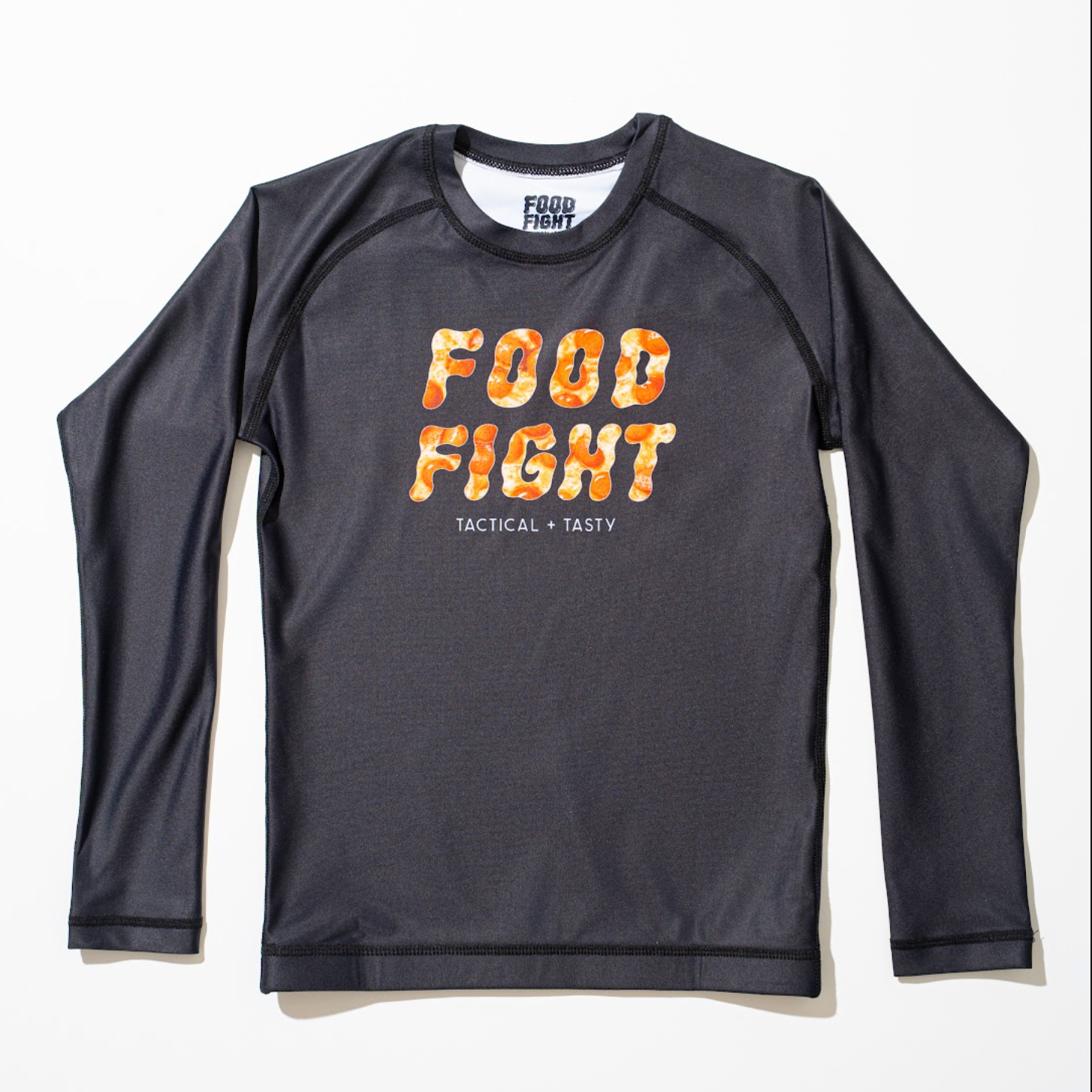 Kids Pizza Midnight Snack Long Sleeve Rash Guard