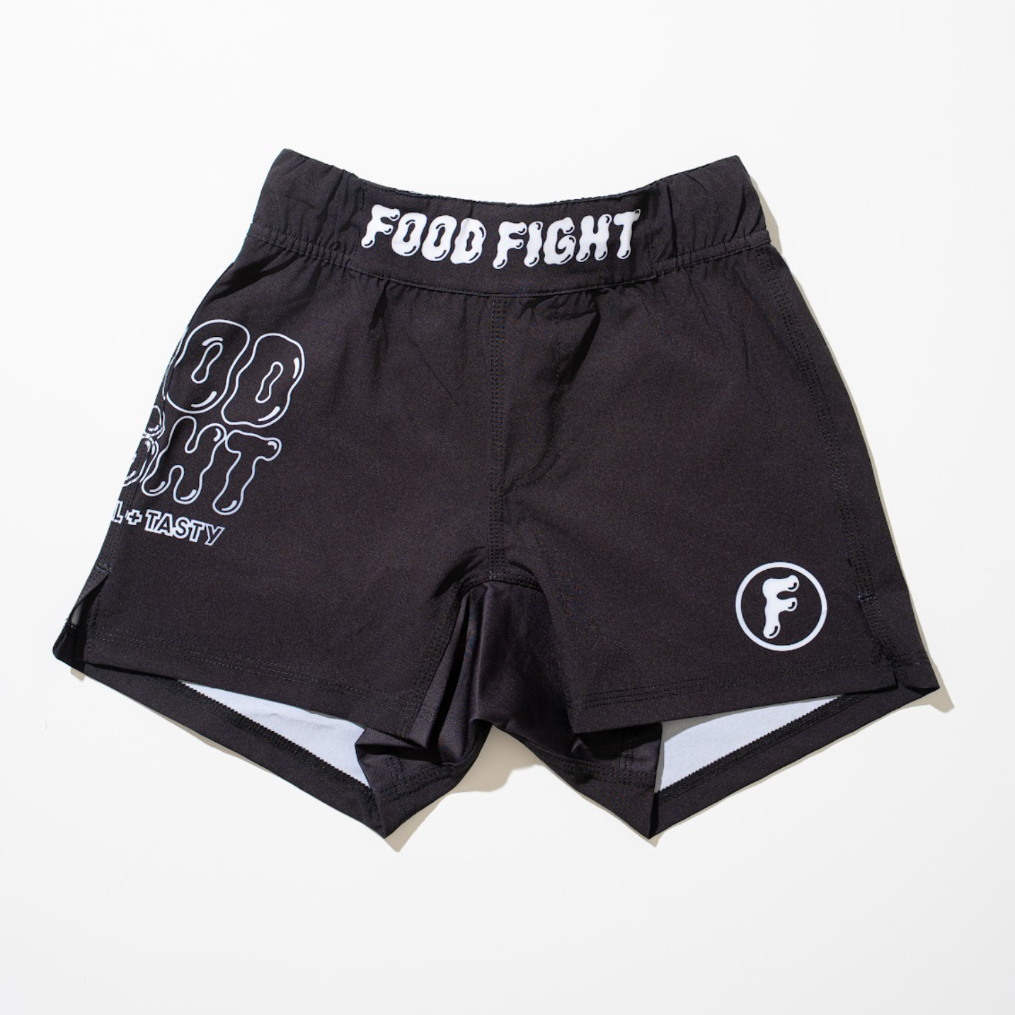 Kids Black Fight Shorts