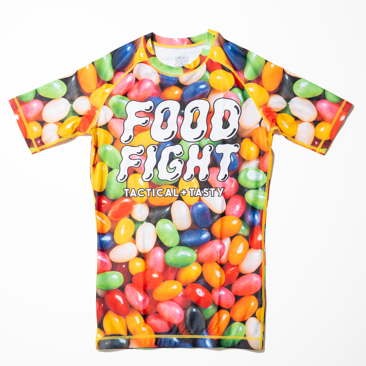 Adult Jelly Beans Short Sleeve Rash Guard