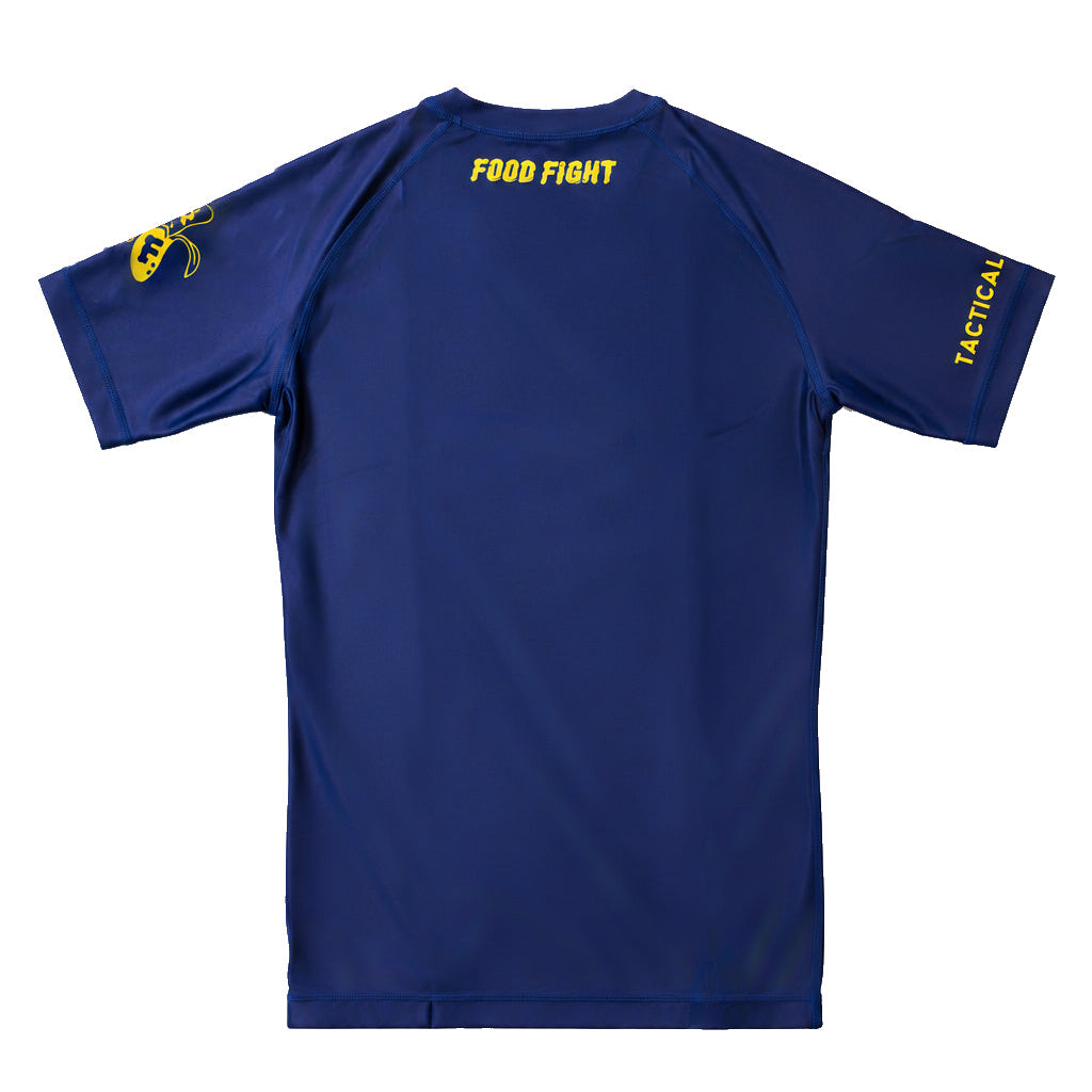 Adult Blue Banana Short Sleeve Rash Guard