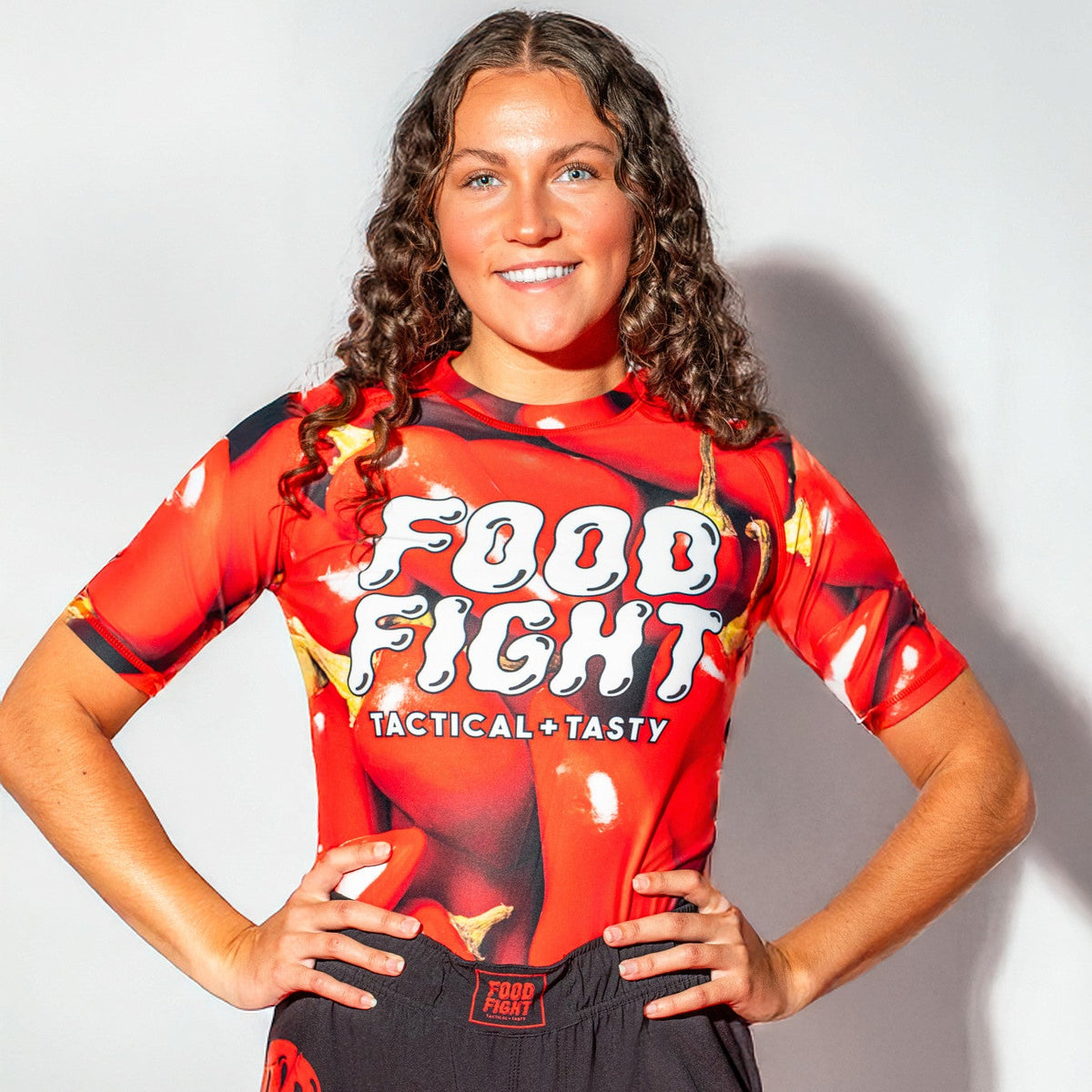 Adult Hot Chili Short Sleeve Rash Guard