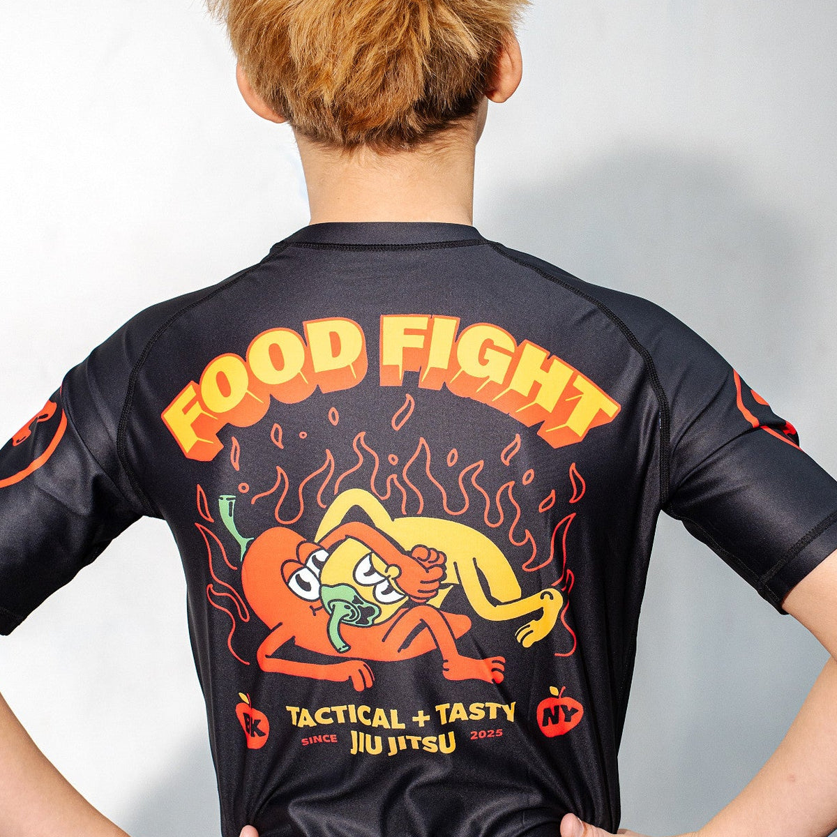 Kids Spicy Submission Short Sleeve Rash Guard