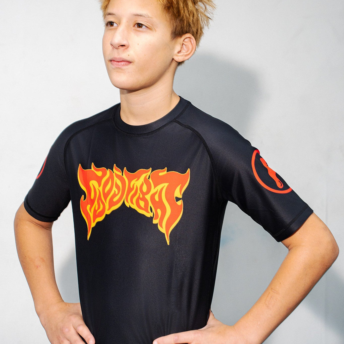 Kids Spicy Submission Short Sleeve Rash Guard