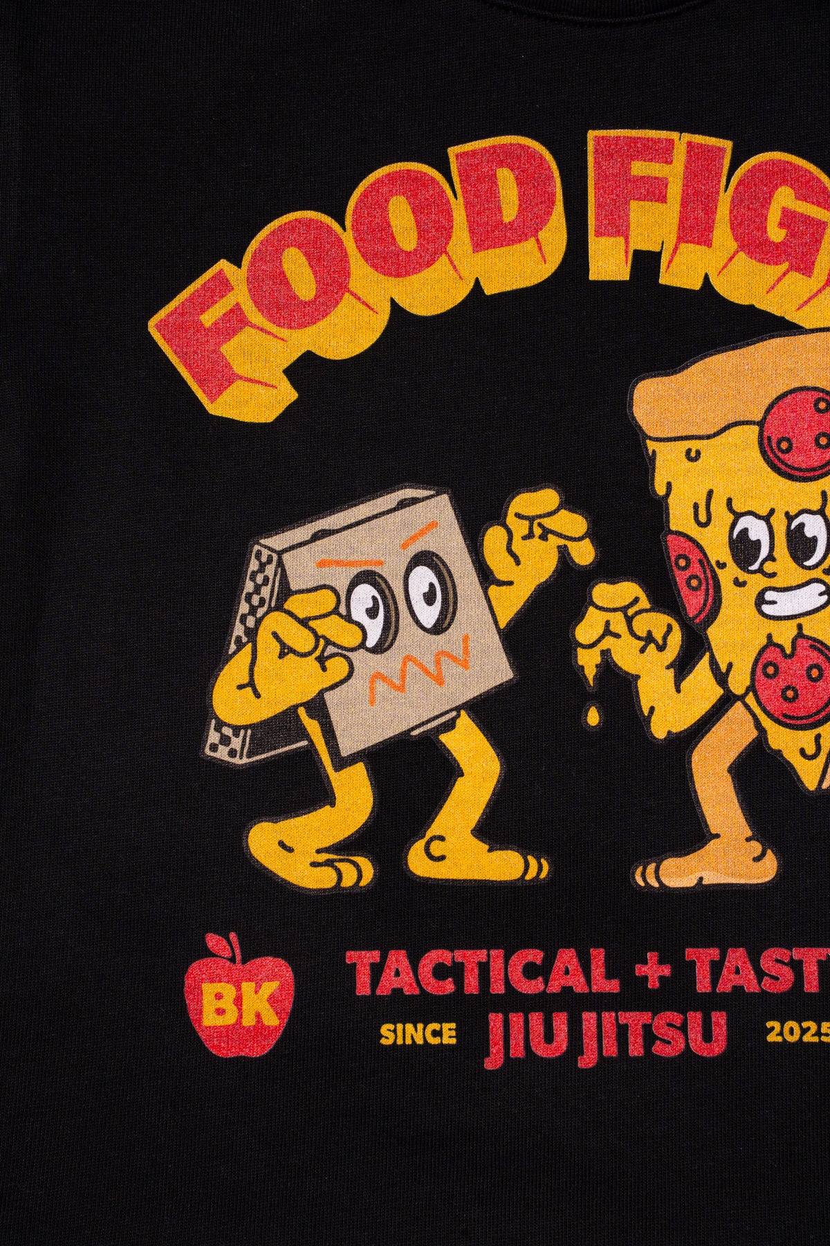 Adult Grappling Pizza Cotton Tee