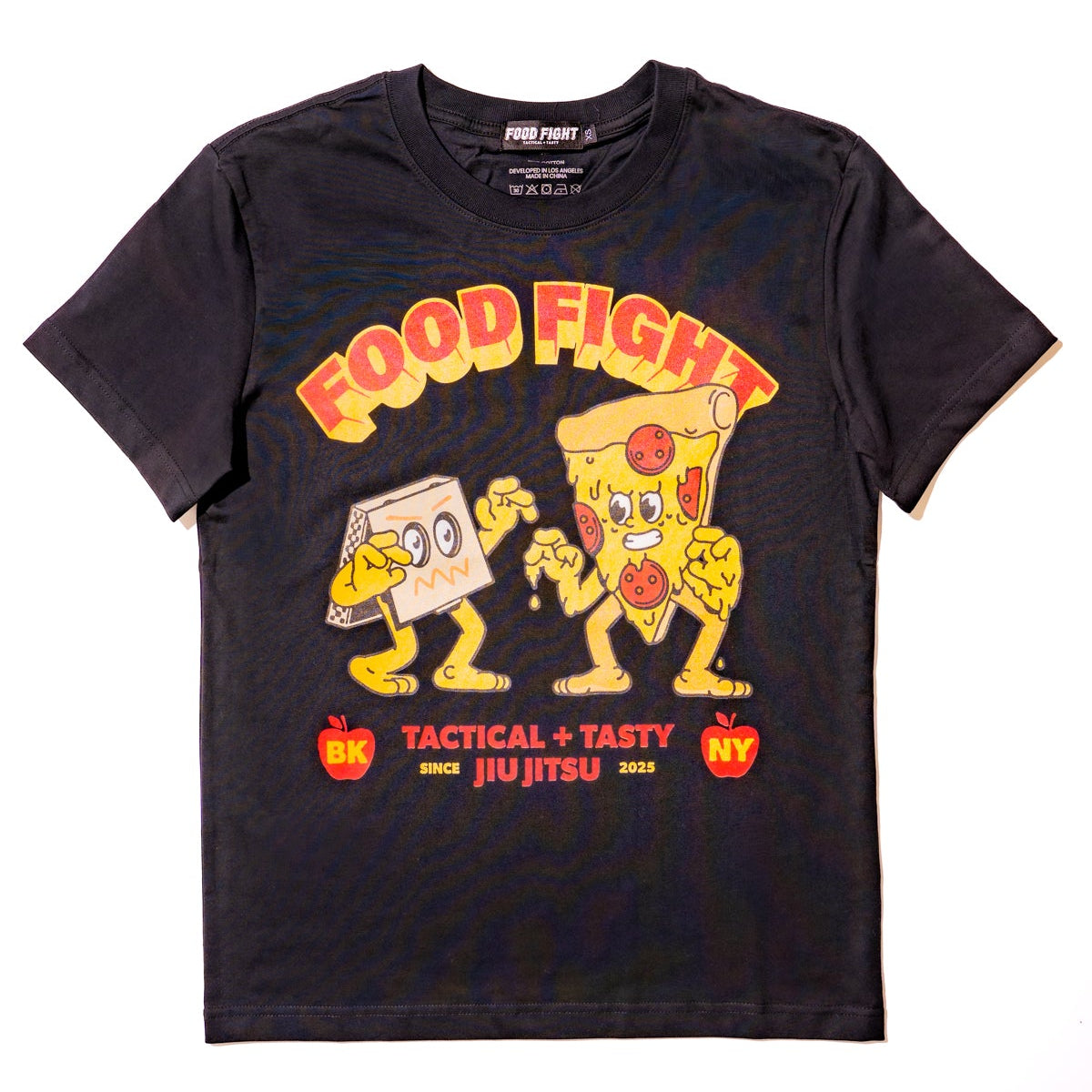 Adult Grappling Pizza Cotton Tee