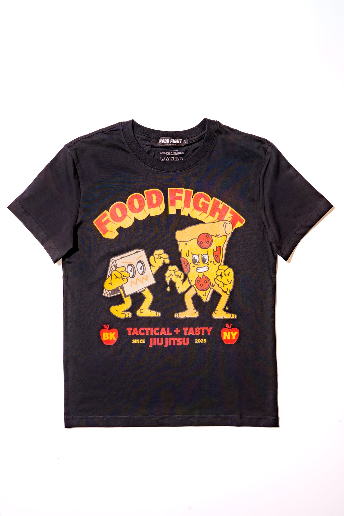 Grappling Pizza Cotton Tee - Adult