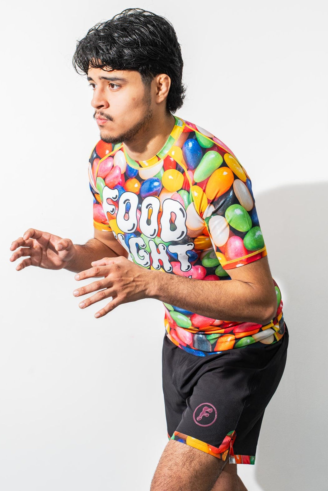 Adult Jelly Beans Short Sleeve Rash Guard