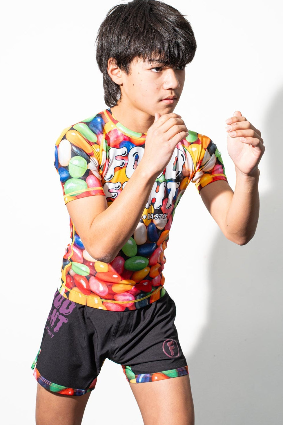 Kids Jelly Beans Short Sleeve Rash Guard