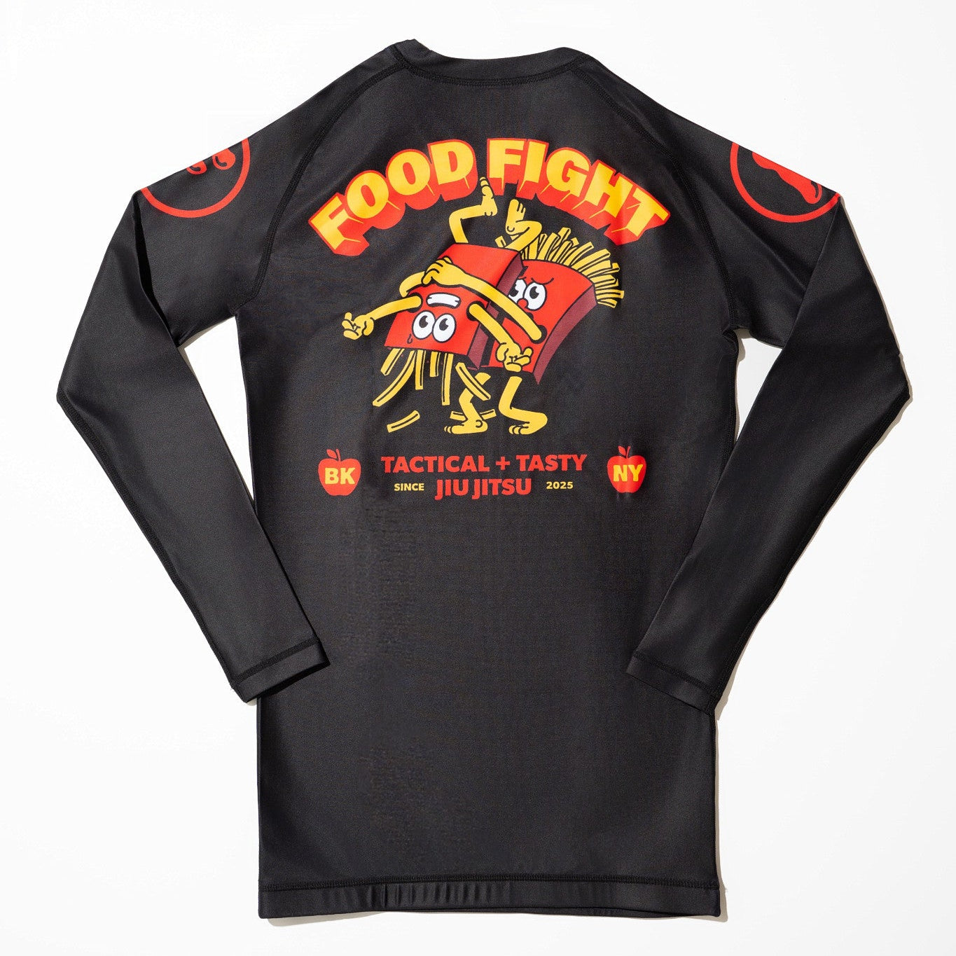 Adult Fighting Fries Long Sleeve Rash Guard