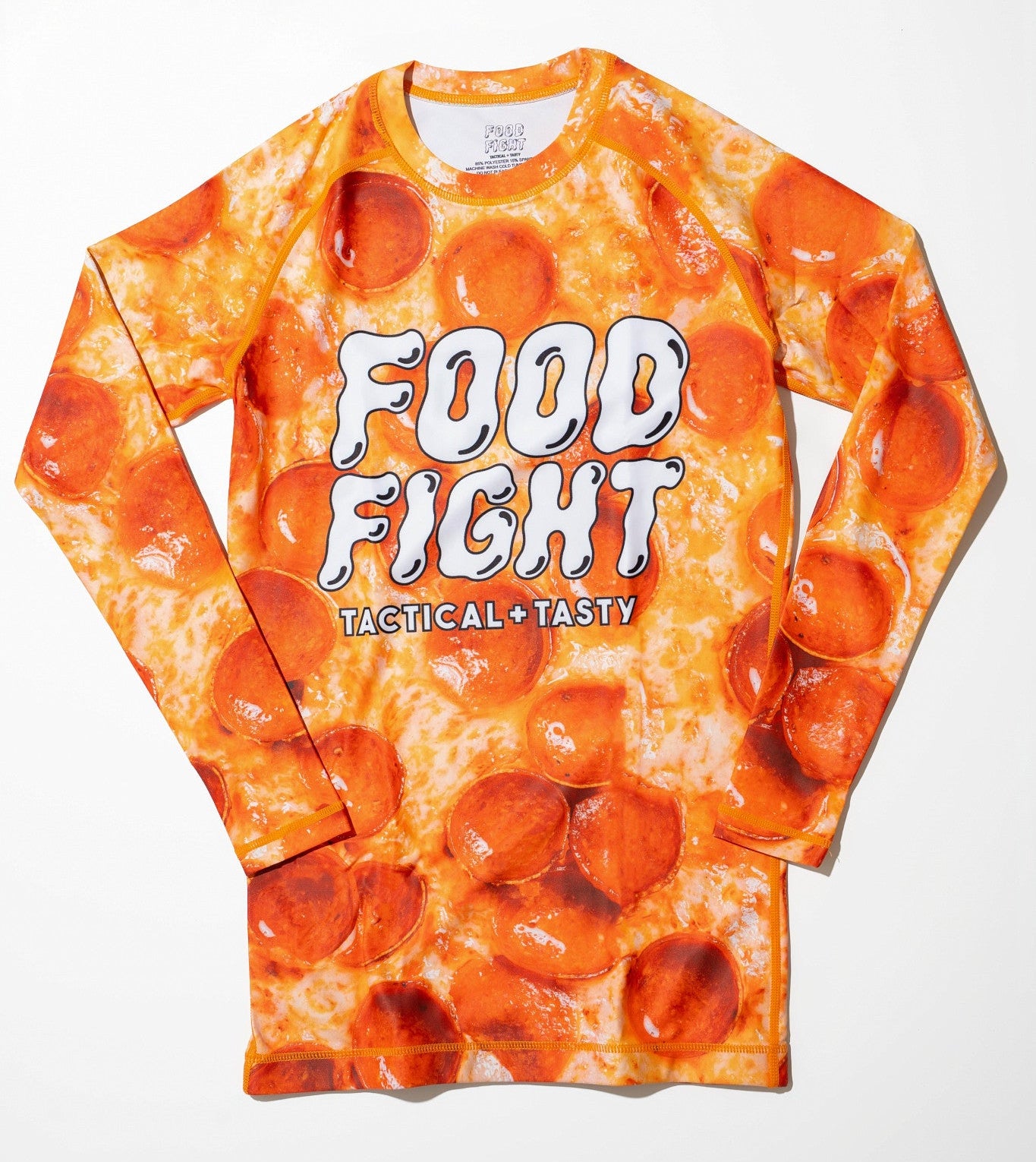 Adult Pizza Long Sleeve Rash Guard