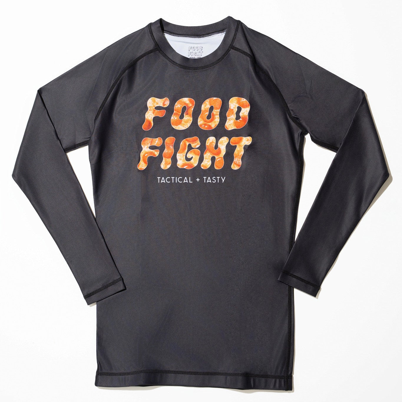 Adult Pizza Midnight Snack Long Sleeve Rash Guard