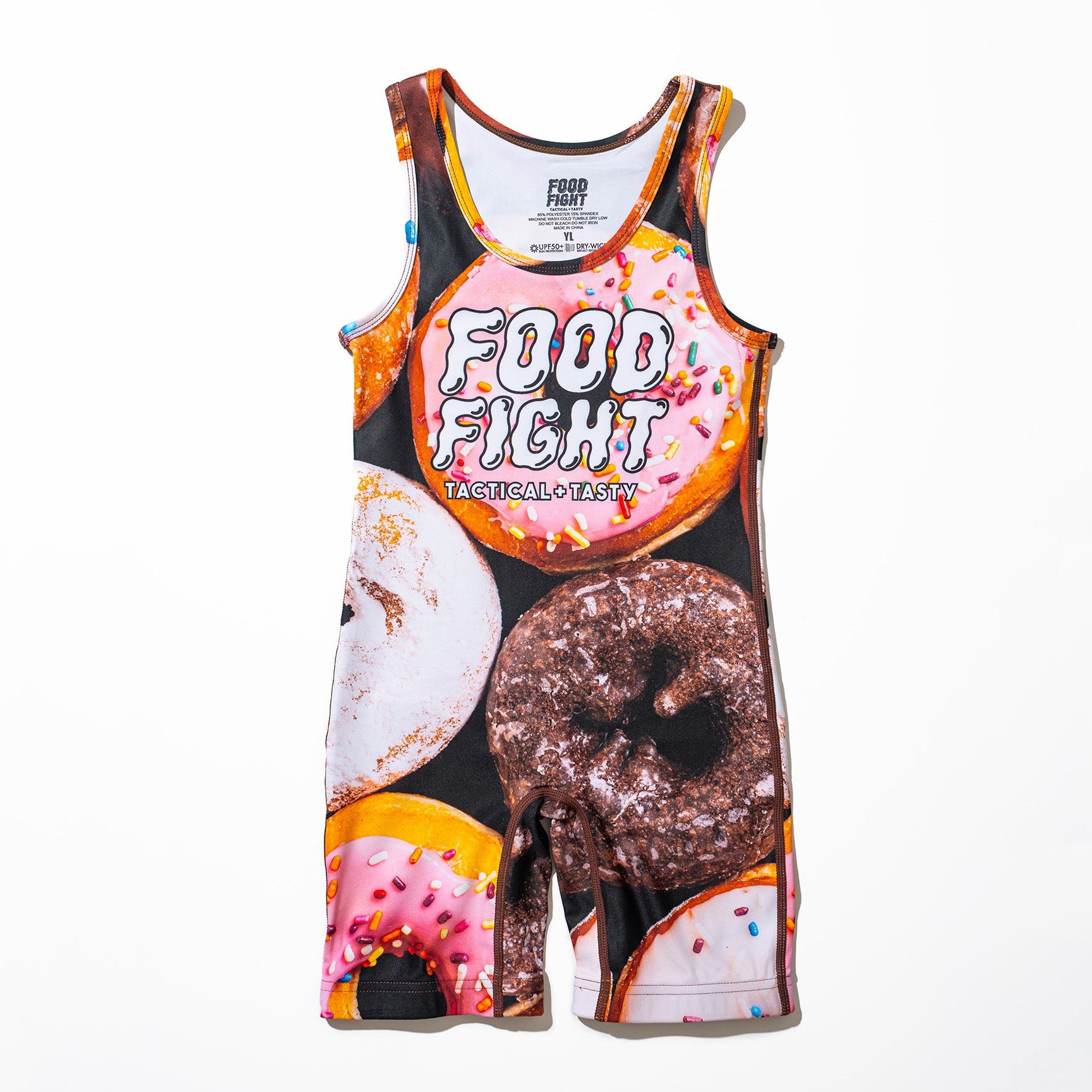 Kids Donuts Wrestling Singlet