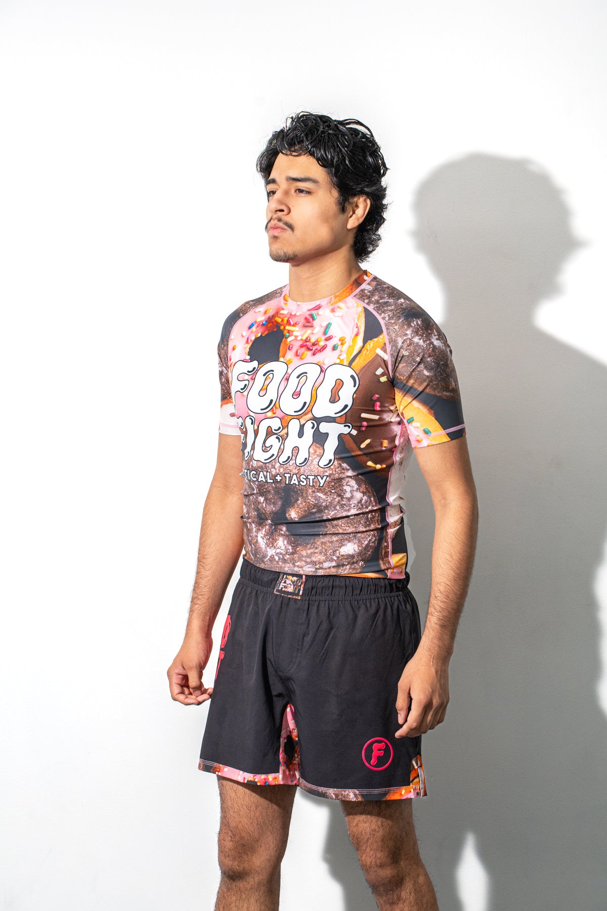 Adult Donuts Short Sleeve Rash Guard
