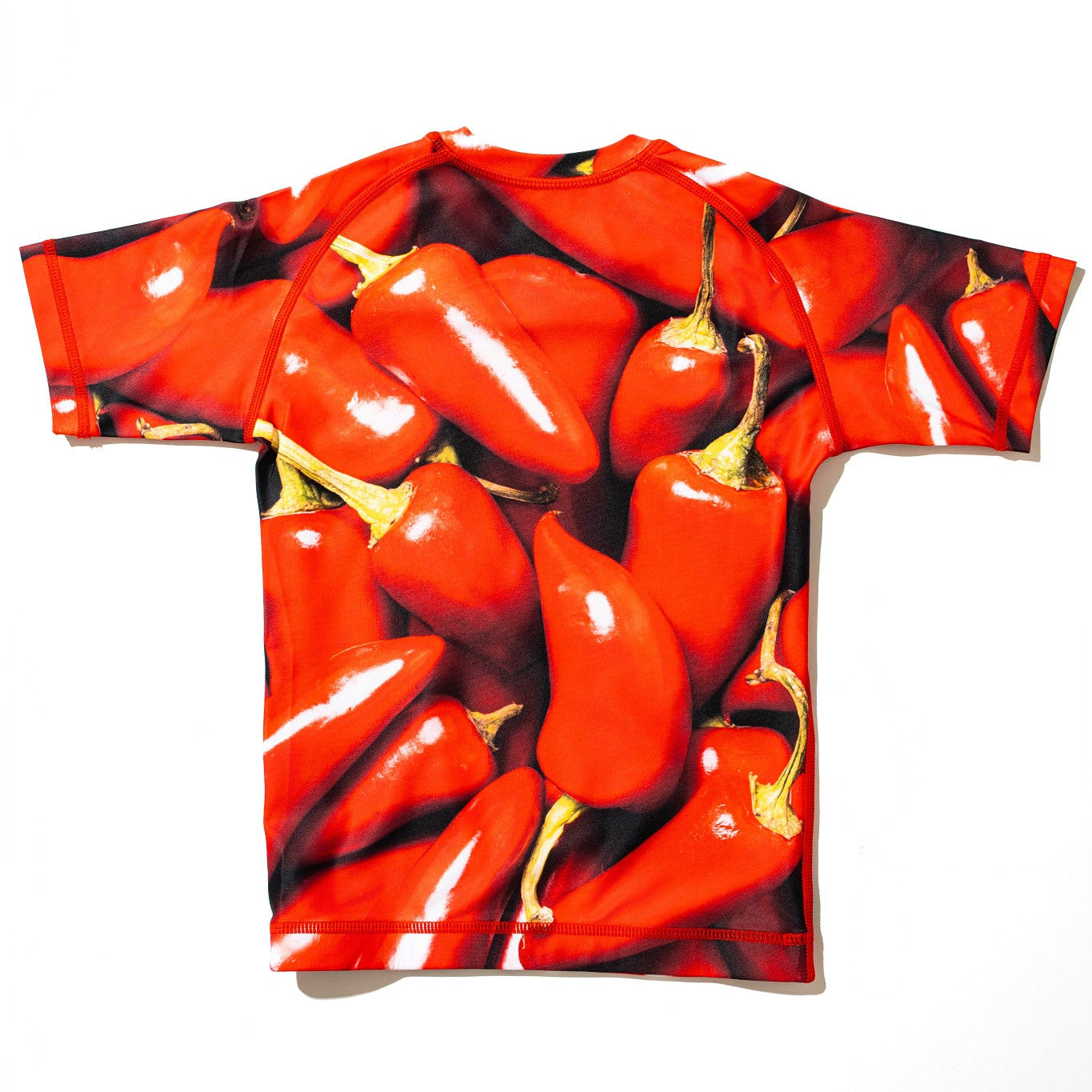 Kids Hot Chili Short Sleeve Rash Guard