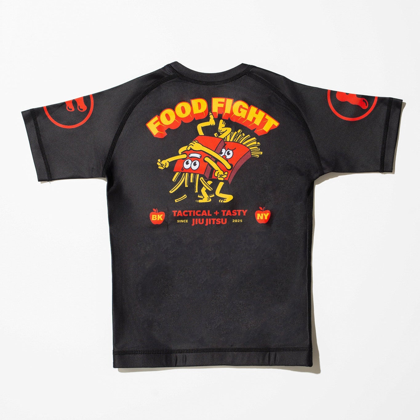 Kids Fighting Fries Short Sleeve Rash Guard