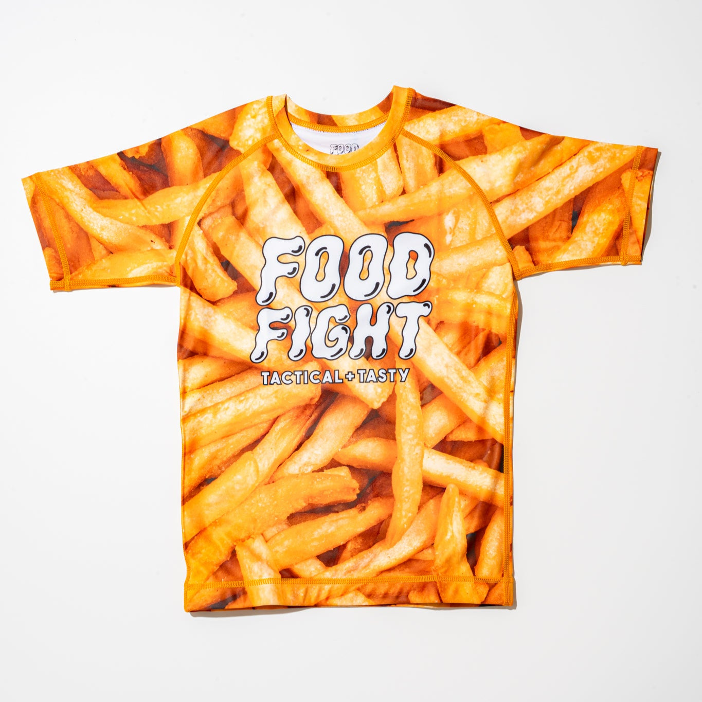 Kids Fries Short Sleeve Rash Guard
