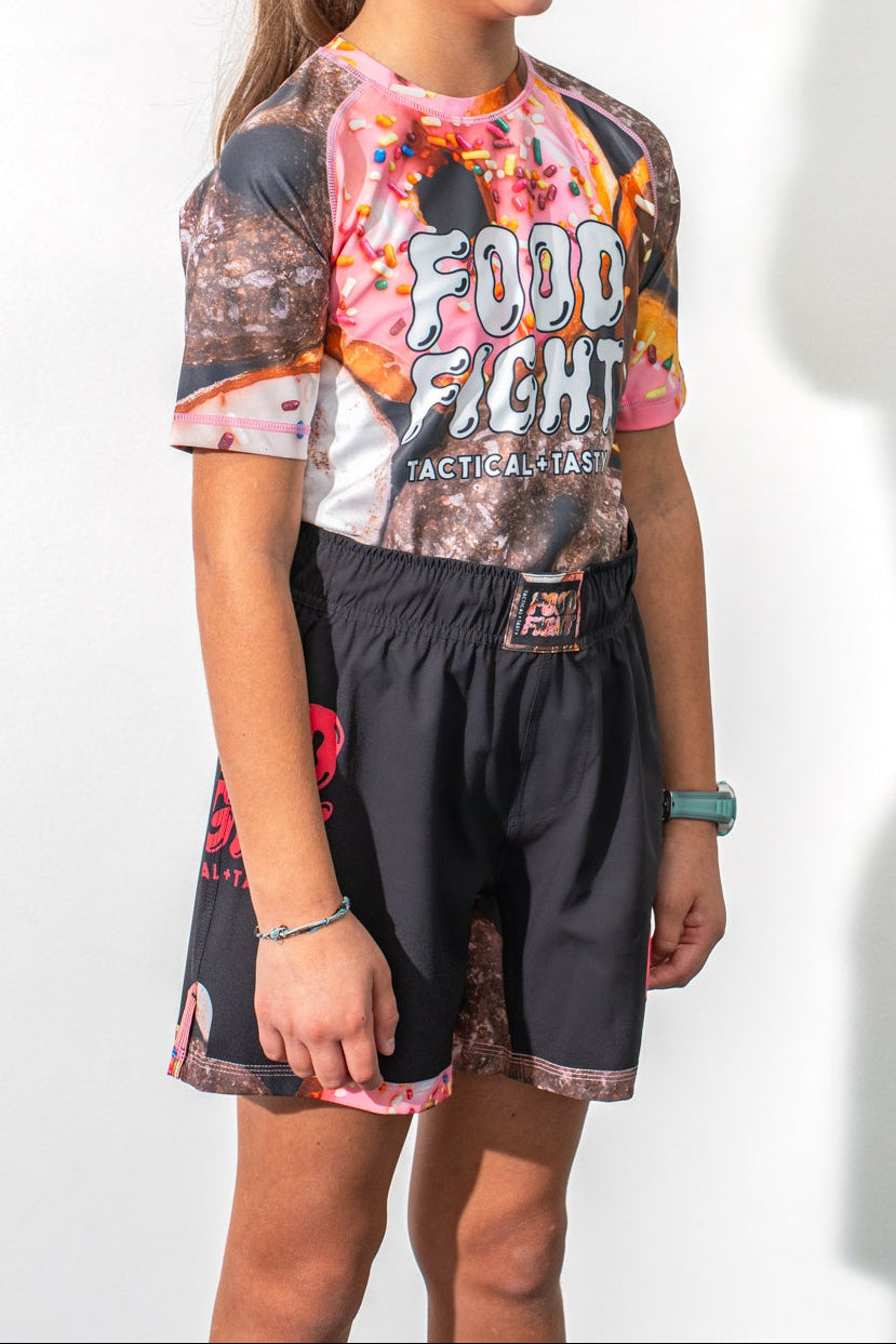 Kids Donut Fight Shorts