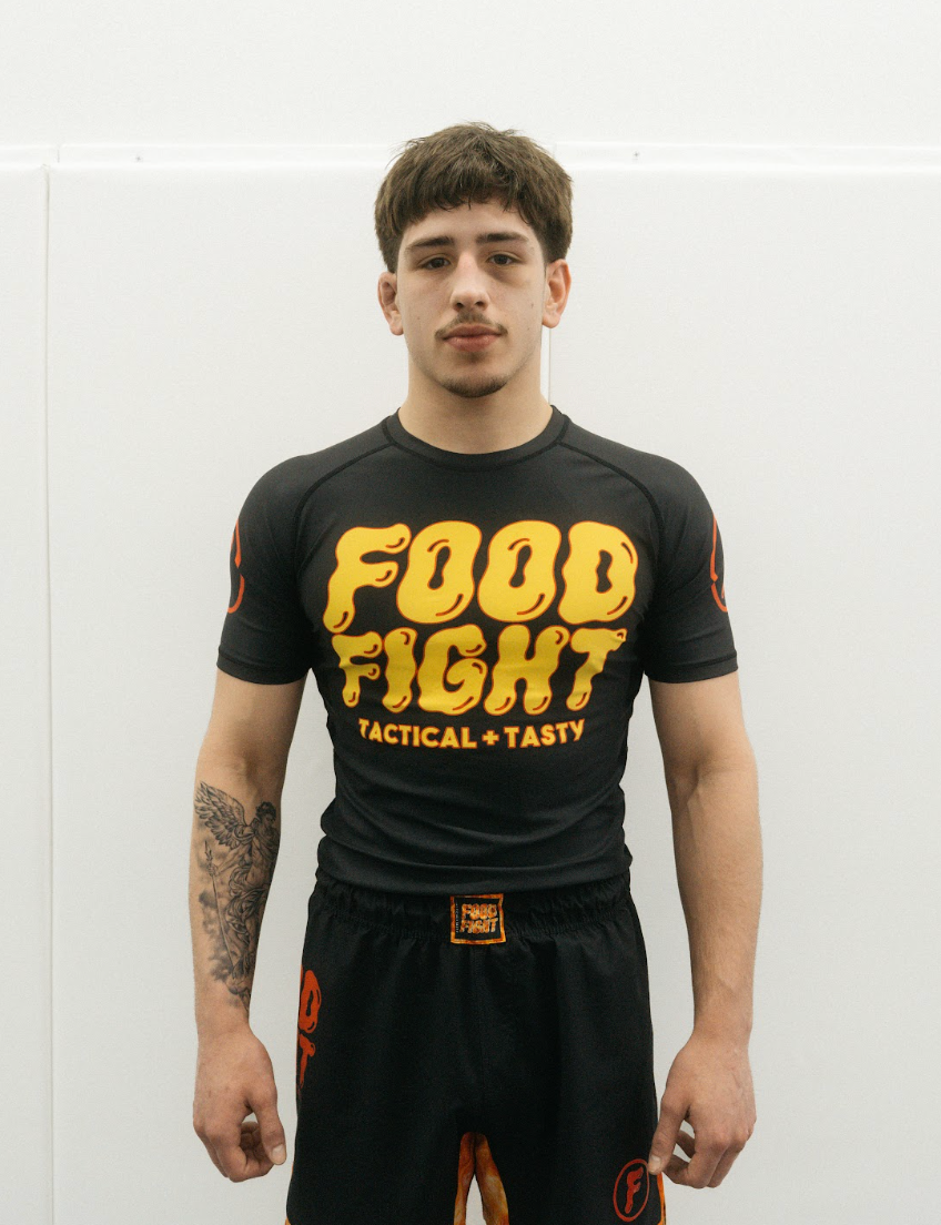 Adult Fighting Fries Short Sleeve Rash Guard