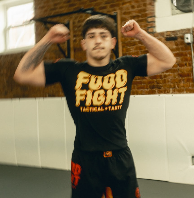 Adult Fighting Fries Short Sleeve Rash Guard