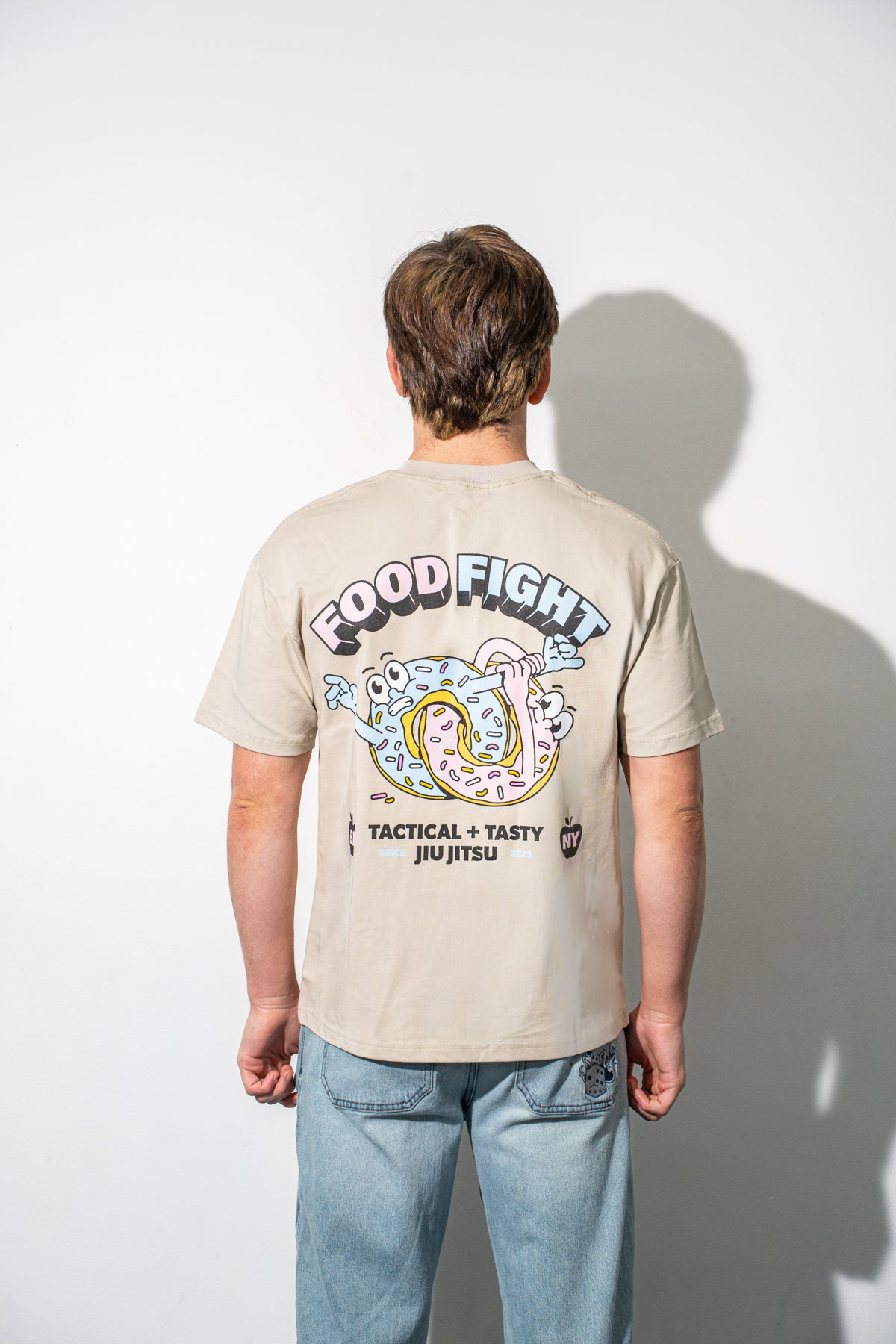 Adult Heavyweight Donut Tee - Back Graphic